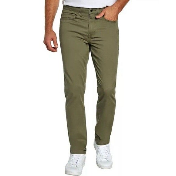 GAP Men's Green 5-Pocket Pants 40x30 NWT Casual Cotton Straight Fit - Picture 1 of 11